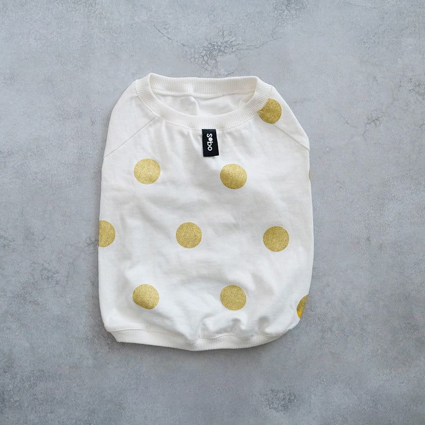 Sobo Dot Tee - Gold